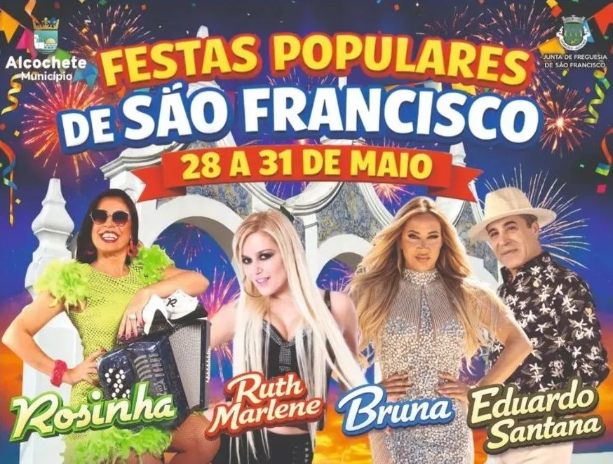 Festas Populares de São Francisco 2026 em Alcochete