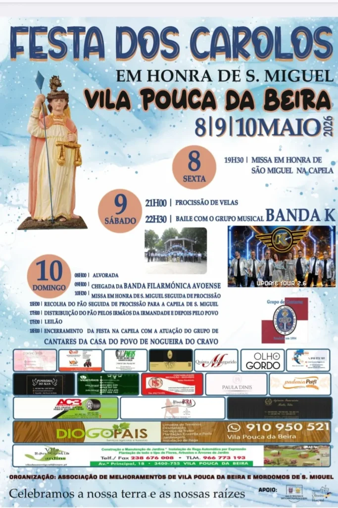 Festas de Vila Pouca da Beira (Carolos, São Miguel) 2026