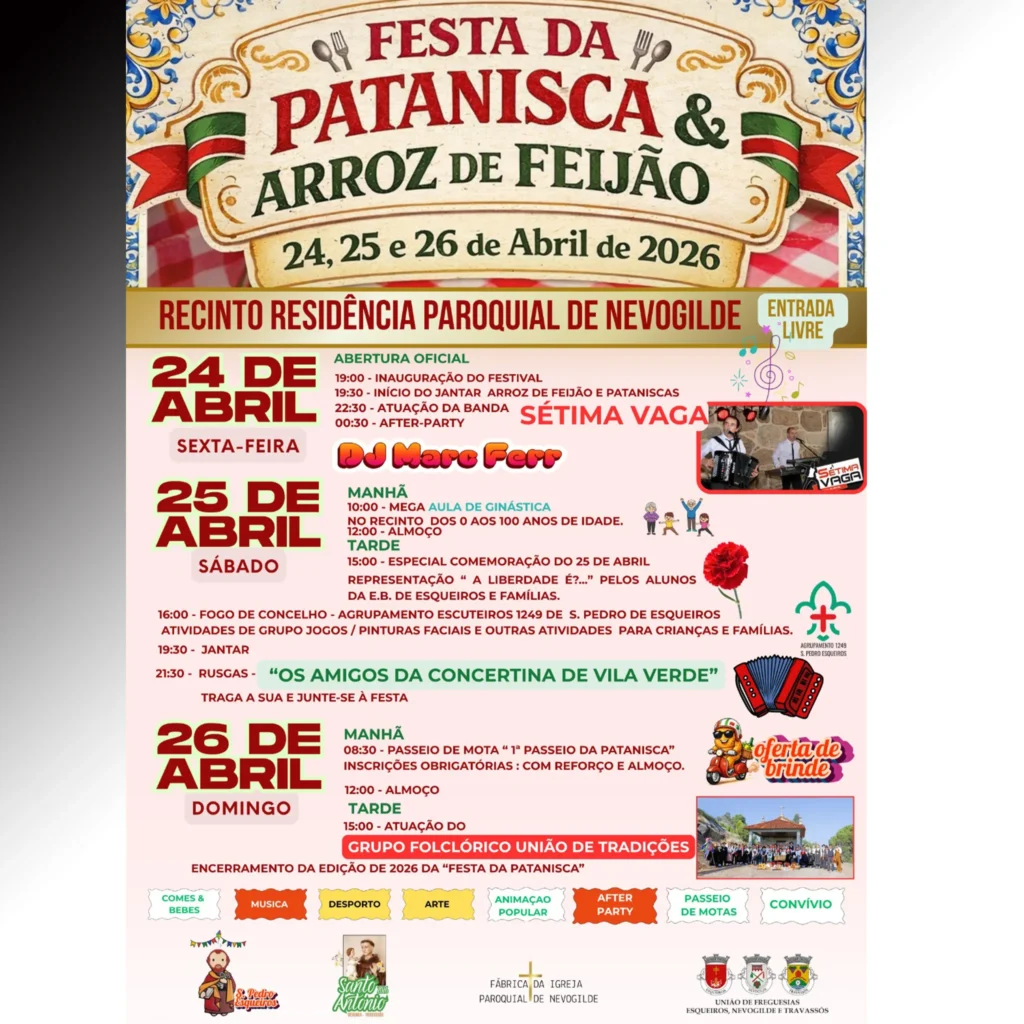 Festas de Nevogilde (Patanisca e Arroz de Feijão) 2026