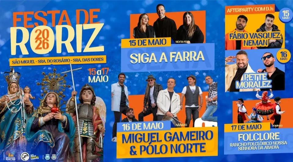 Festas De Roriz S o Miguel 2026 Agenda De Concertos