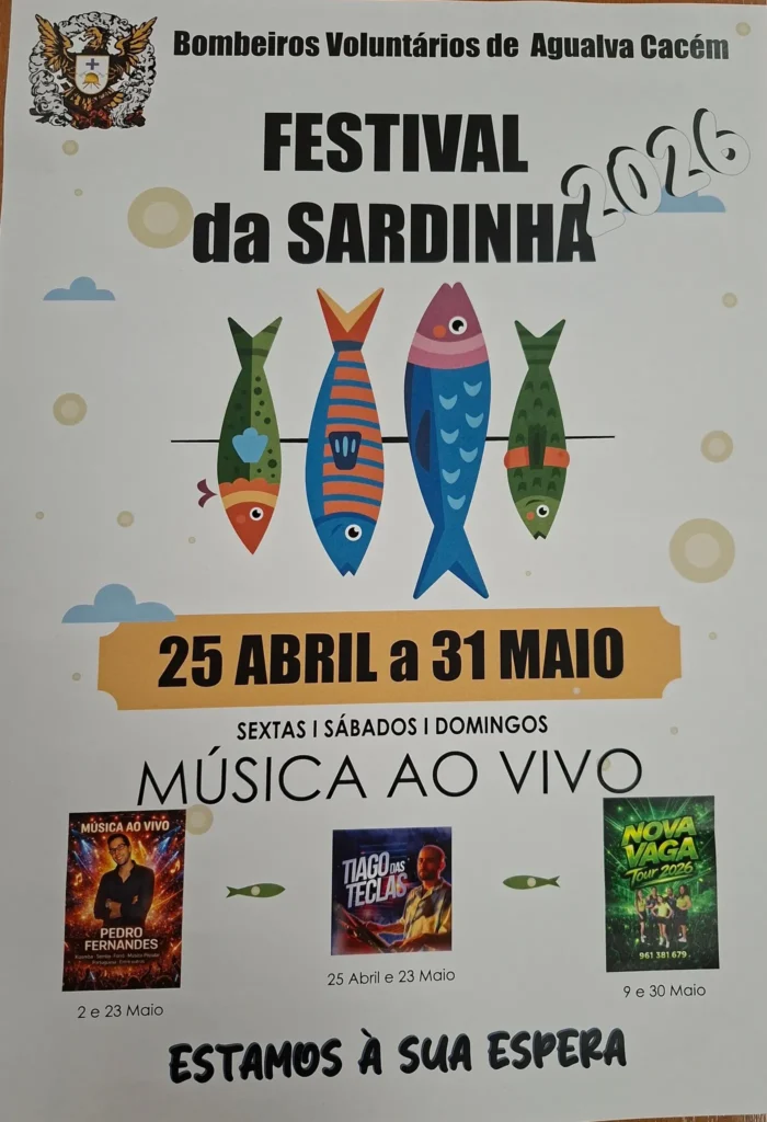 Festa da Sardinha 2026 em Agualva Cacém