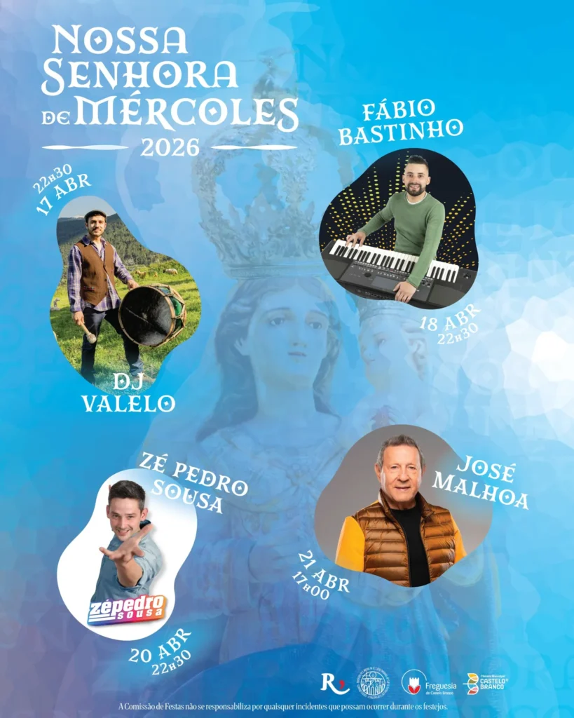 Festas de Castelo Branco (Senhora de Mércoles) 2026