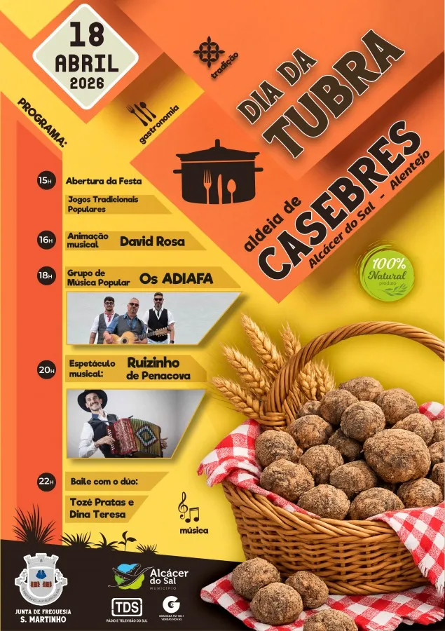 Festas de Casebres, Alcácer do Sal (Tubra) 2026