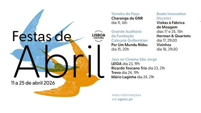 Festas de Abril 2026 em Lisboa