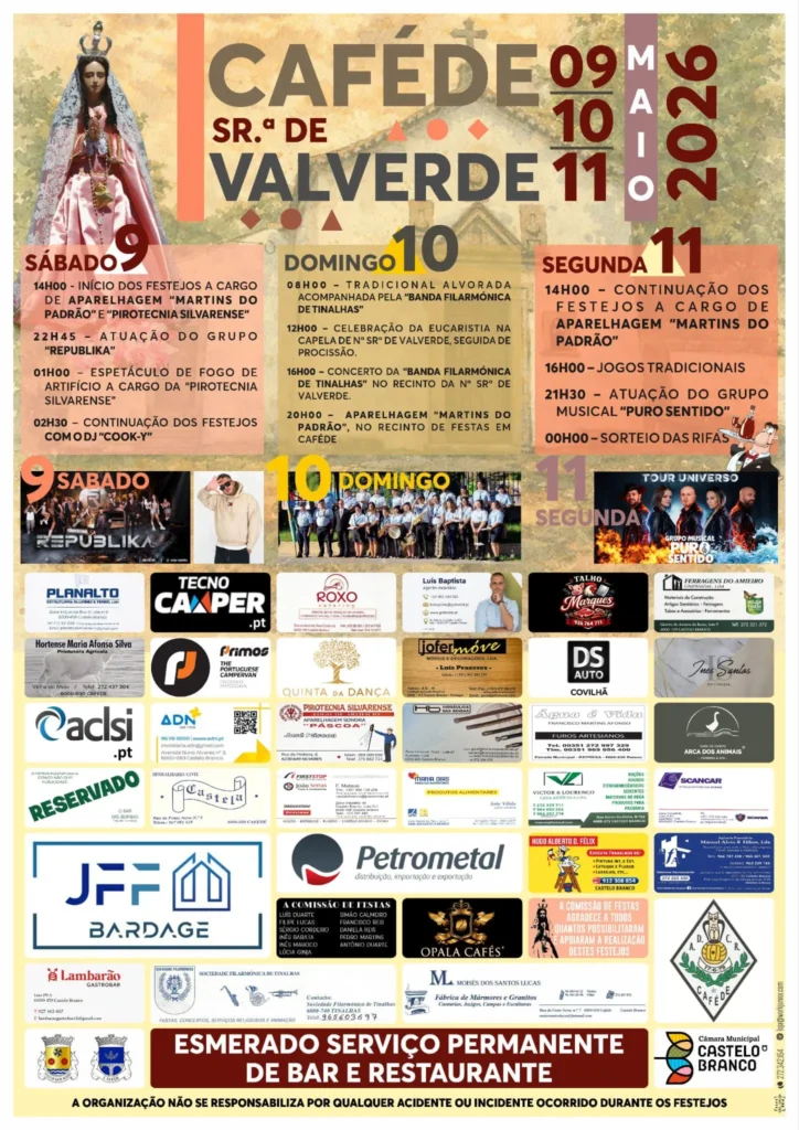 Festas de Caféde (Senhora de Valverde) 2026