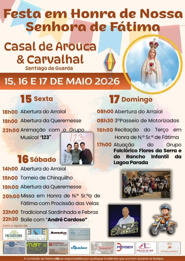 Festas de Casal de Arouca (Santiago da Guarda) 2026