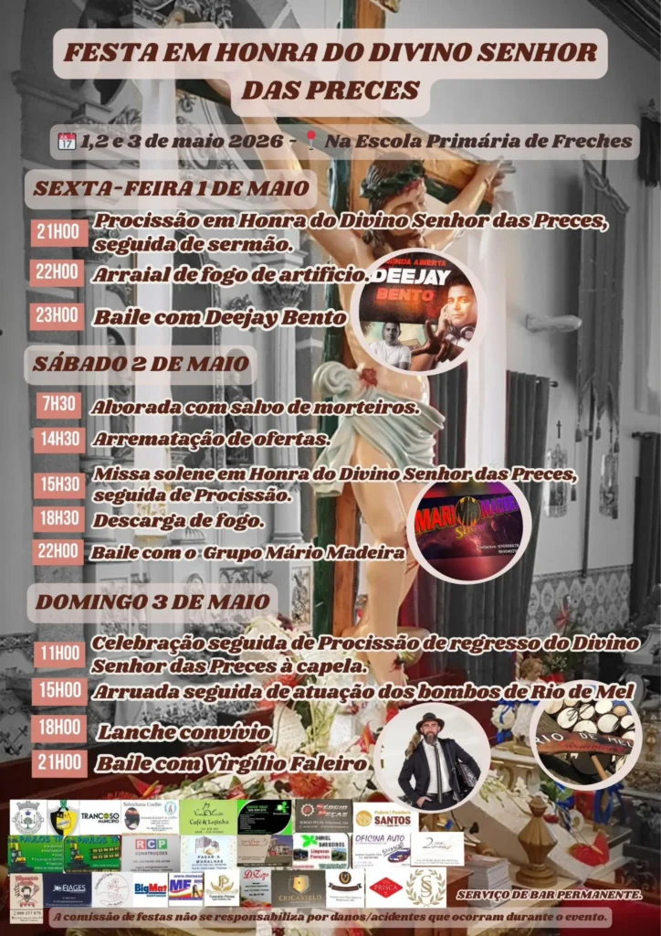 Festas de Freches (Senhor das Preces) 2026