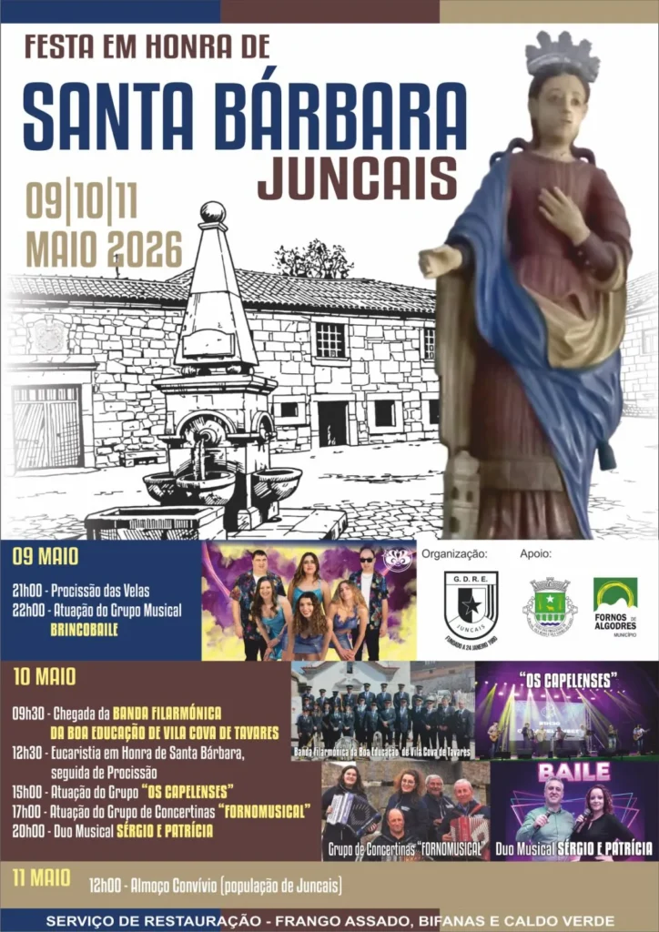 Festas de Juncais (Santa Bárbara) 2026
