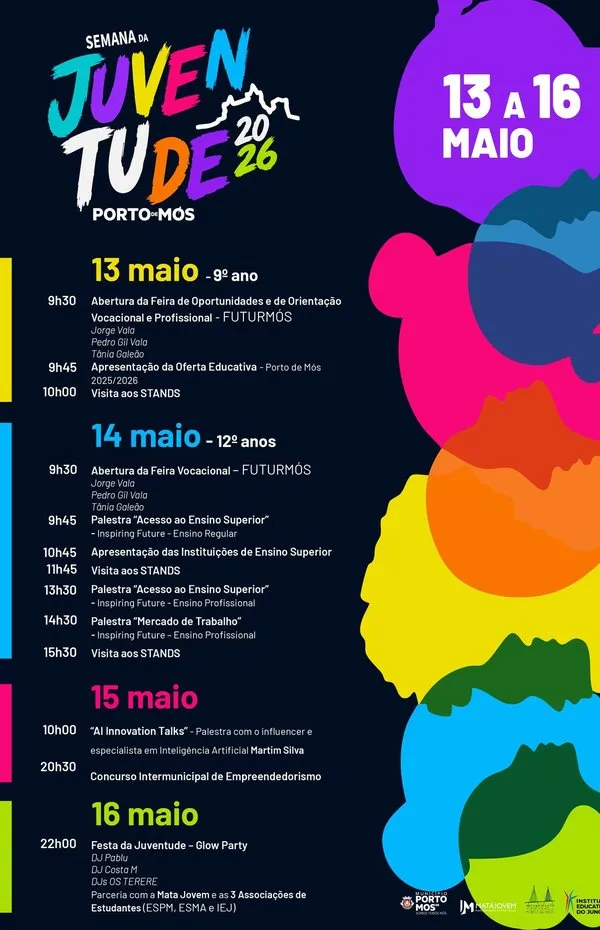 Festas da Juventude 2026 em Porto de Mós