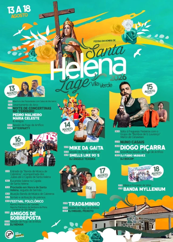 Festas de Lage, Vila Verde (Santa Helena) 2026