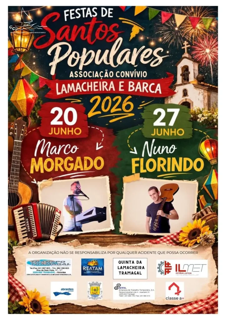 Festas de Lamacheira e Barca, Abrantes 2026