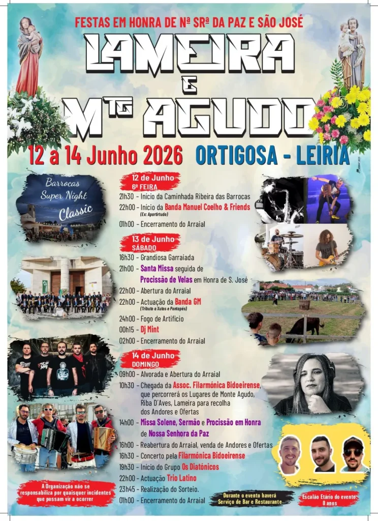 Festas de Lameira, Ortigosa (Senhora da Paz) 2026