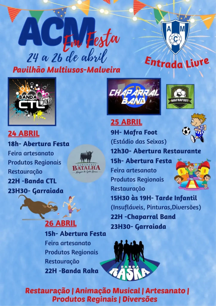 Festas da Malveira (Atlético) 2026