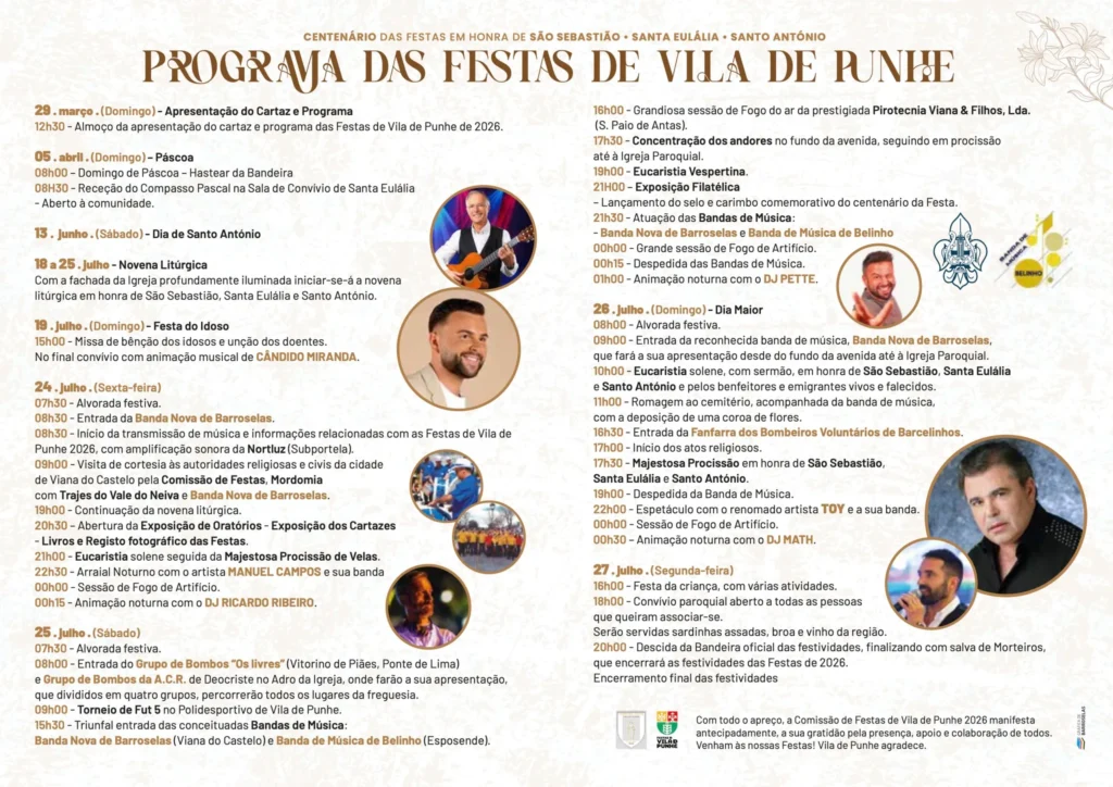 Festas de Punhe (São Sebastião) 2026