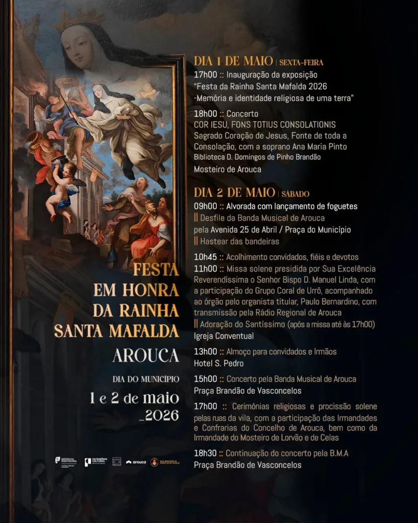 Festas de Arouca (Rainha Santa Mafalda) 2026