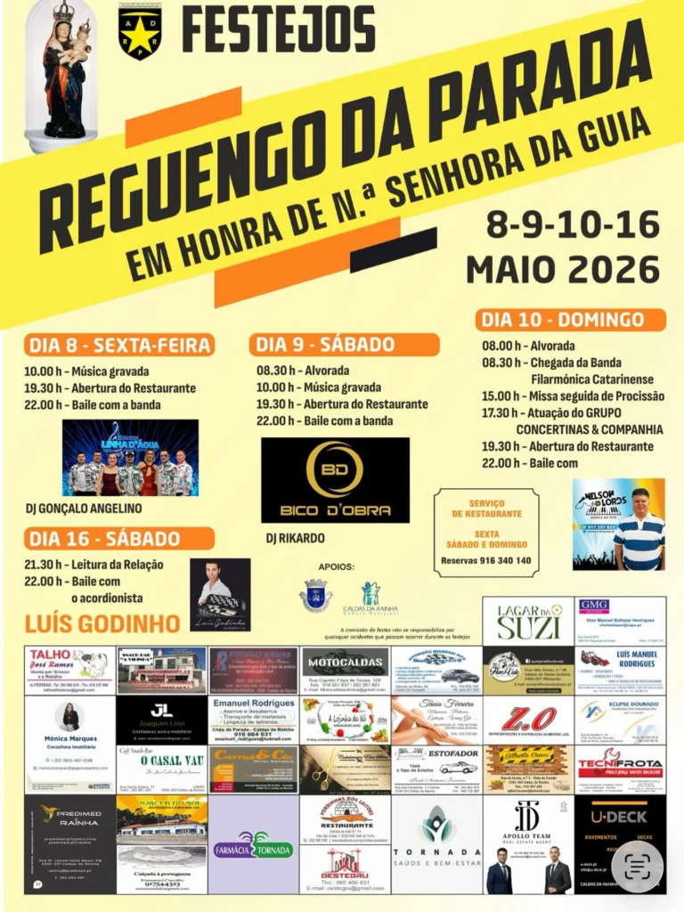 Festas de Reguengo da Parada (Senhora da Guia) 2026
