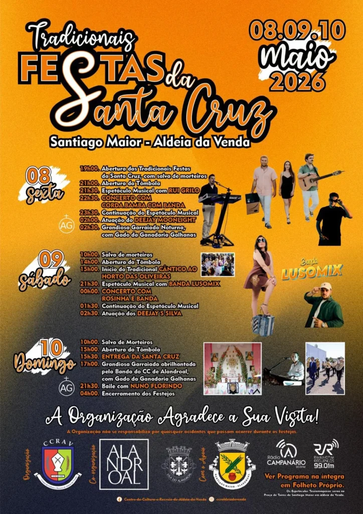 Festas de Santiago Maior, Aldeia da Venda (Santa Cruz) 2026