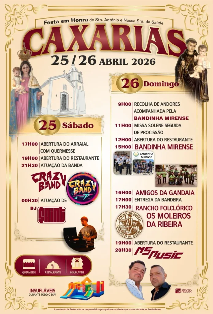 Festas de Caxarias (Santo António) 2026