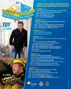 Festas de Santa Cruz, Lagoa (Santo António) 2026