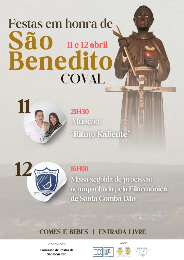 Festas de Coval (São Benedito) 2026