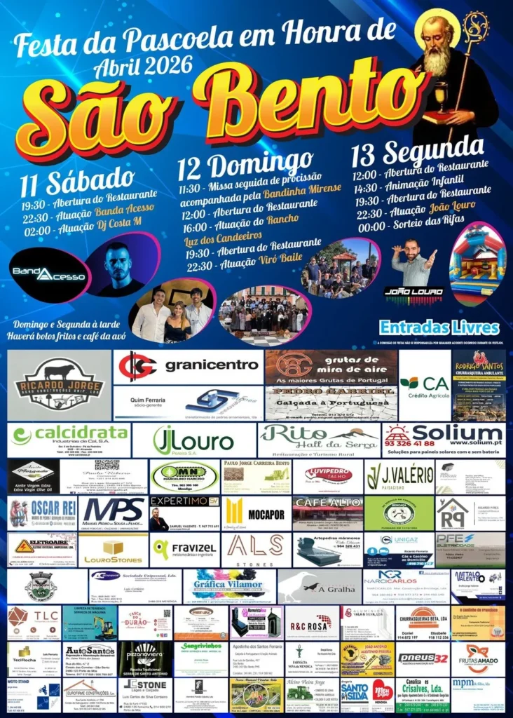 Festas De Porto De M s S o Bento 2026 Agenda De Concertos