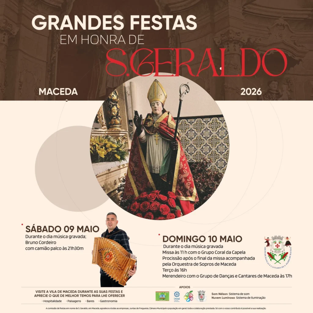 Festas de Maceda, Ovar (São Geraldo) 2026