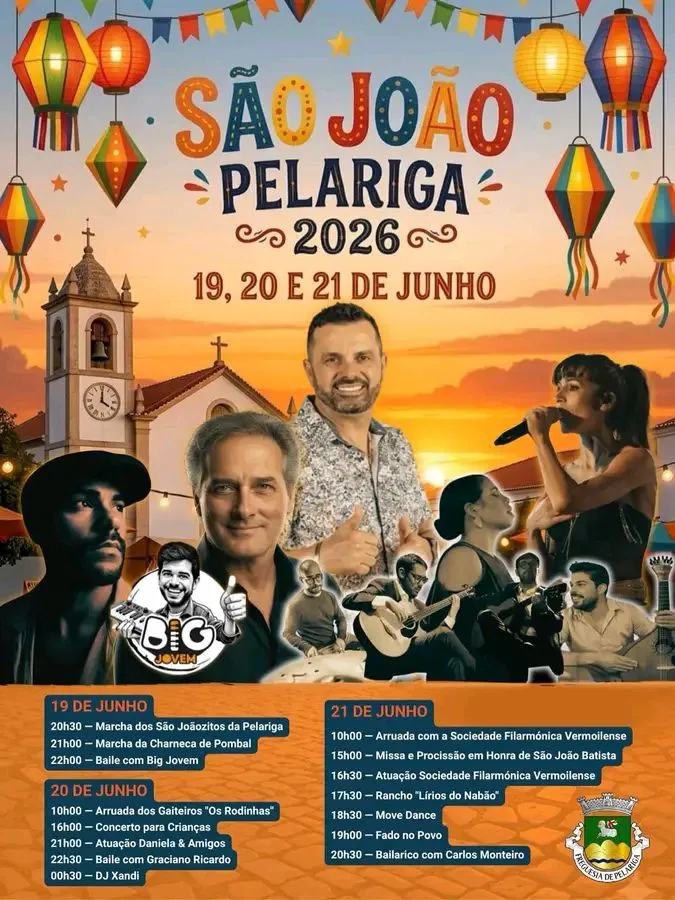 Festas de Pelariga (São João) 2026
