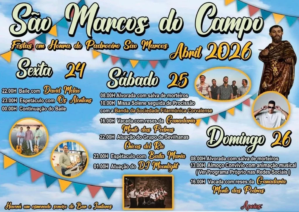 Festas de São Marcos do Campo (São Marcos) 2026