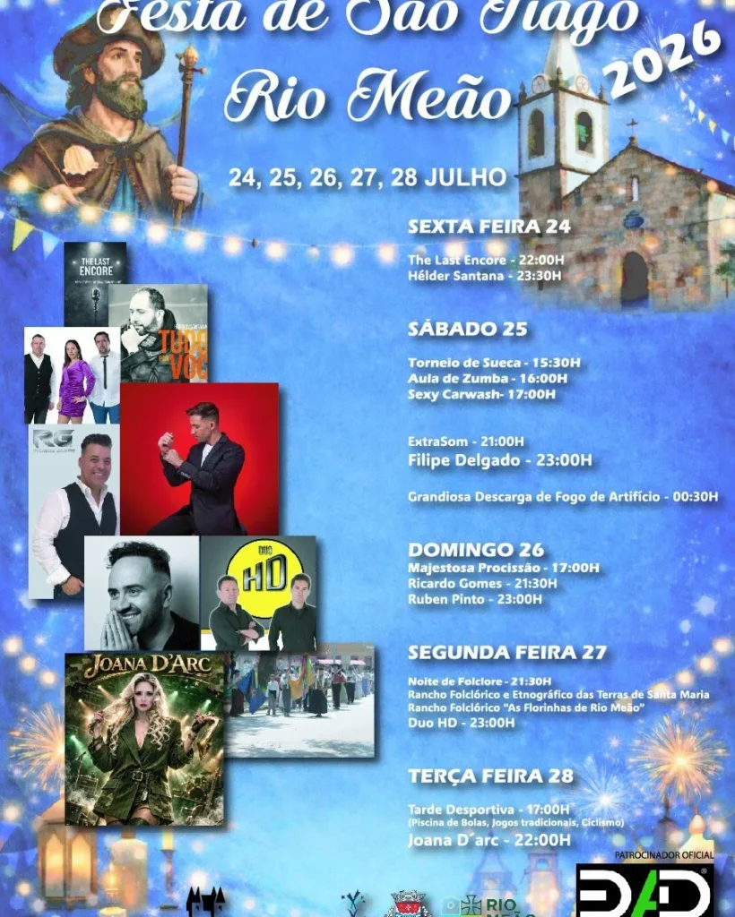 Festas de Rio Meão (São Tiago) 2026