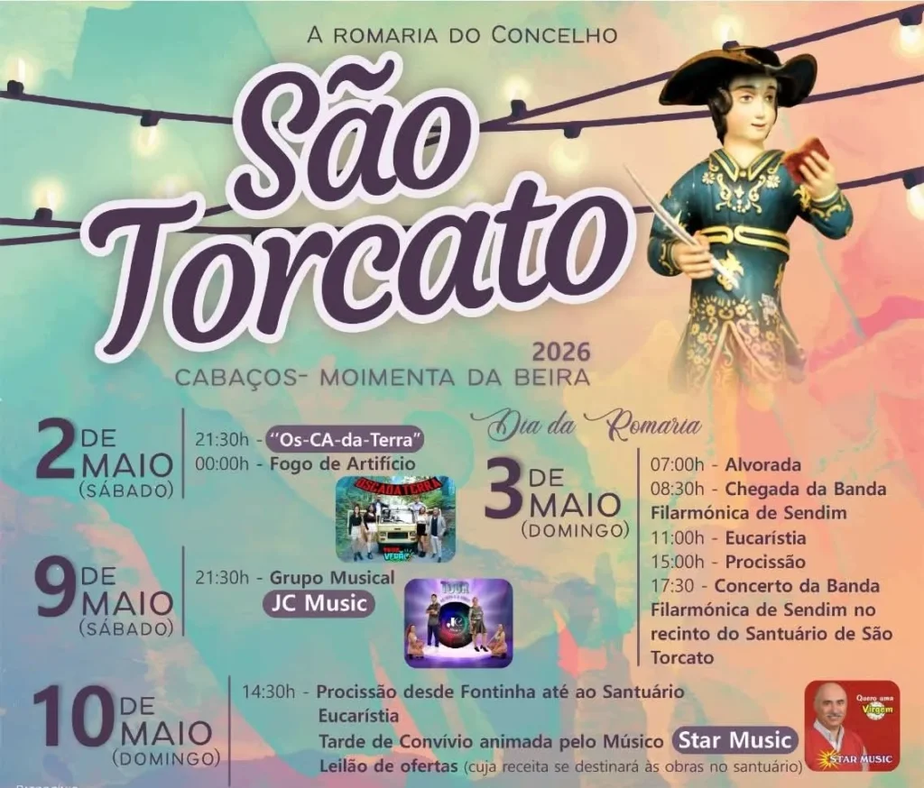 Romaria de São Torcato 2026 em Moimenta da Beira