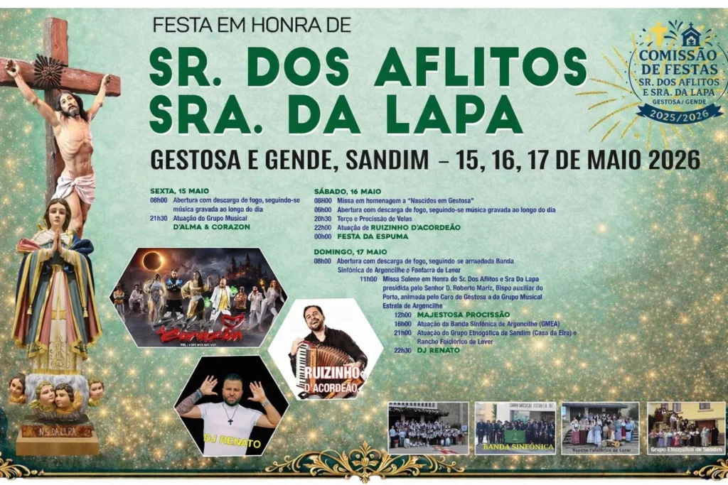 Festas de Gestosa e Gende, Sandim 2026