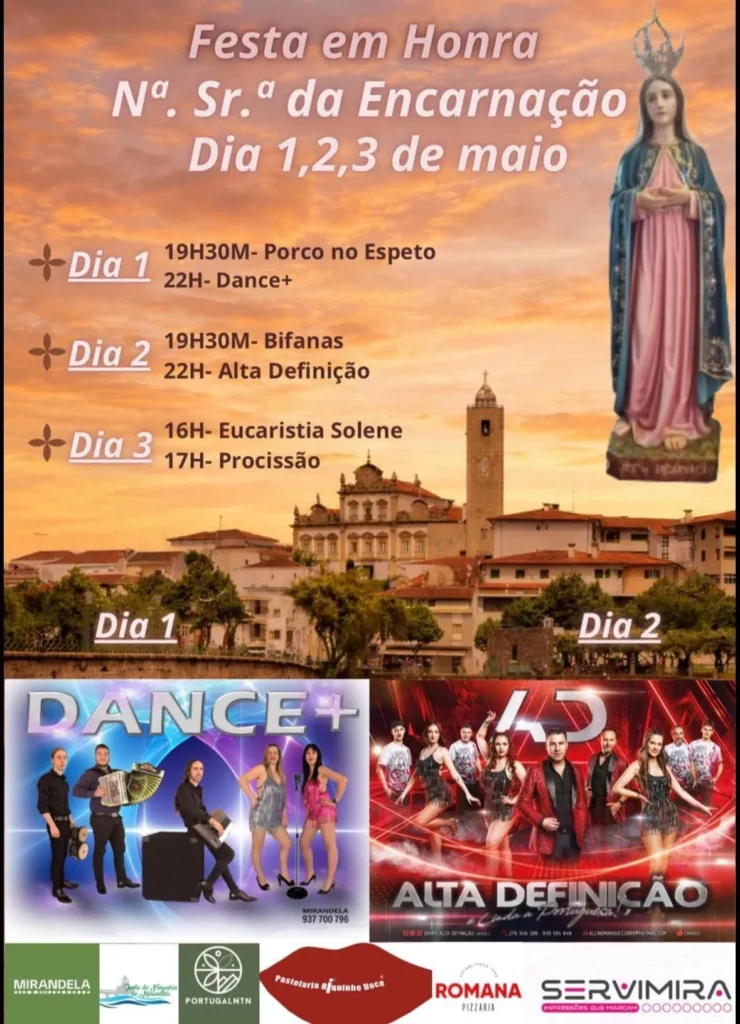 Festas de Mirandela (Senhora da Encarnação) 2026