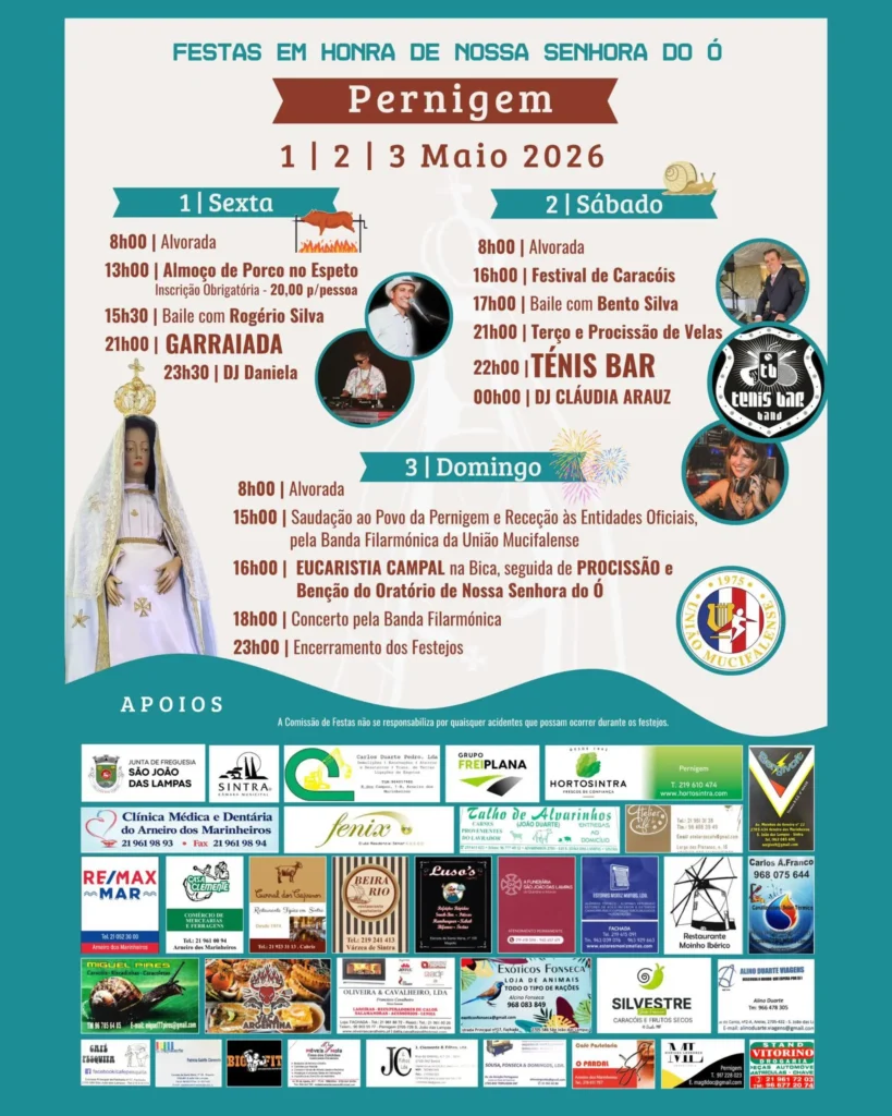 Festas de Pernigem (Senhora do Ó) 2026