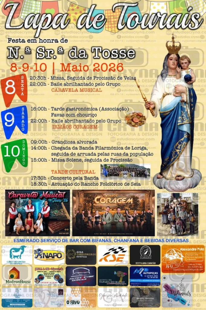 Festas da Lapa de Tourais (Senhra da Tosse) 2026