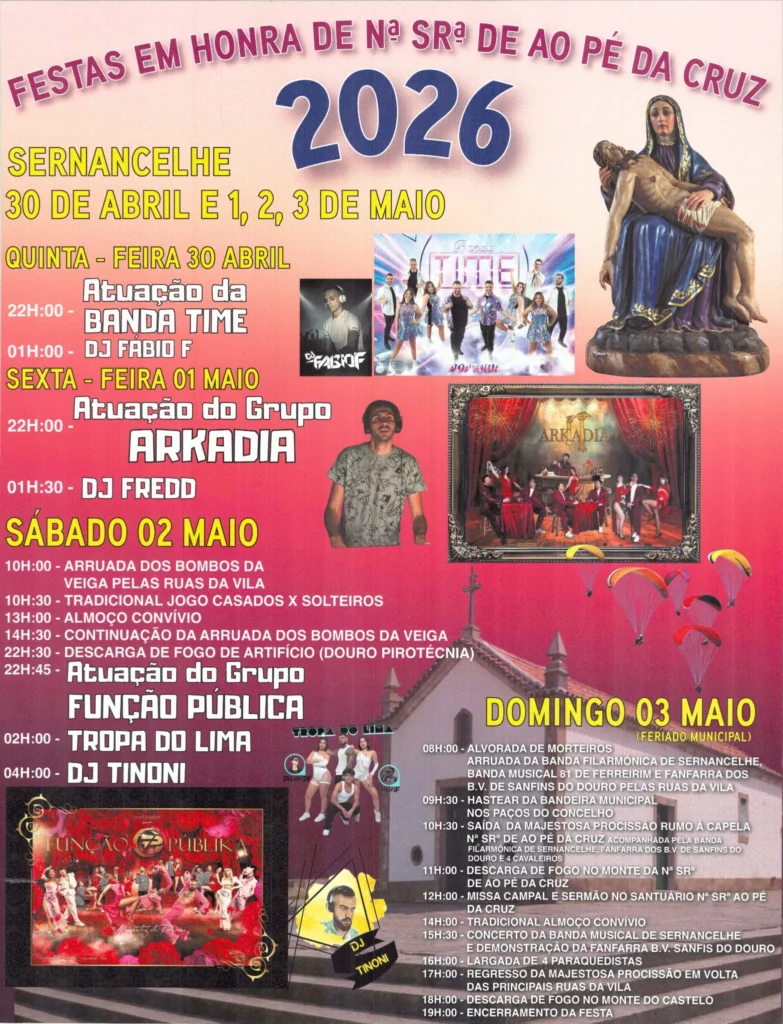 Festas de Sernancelhe (Senhora ao Pé da Cruz) 2026