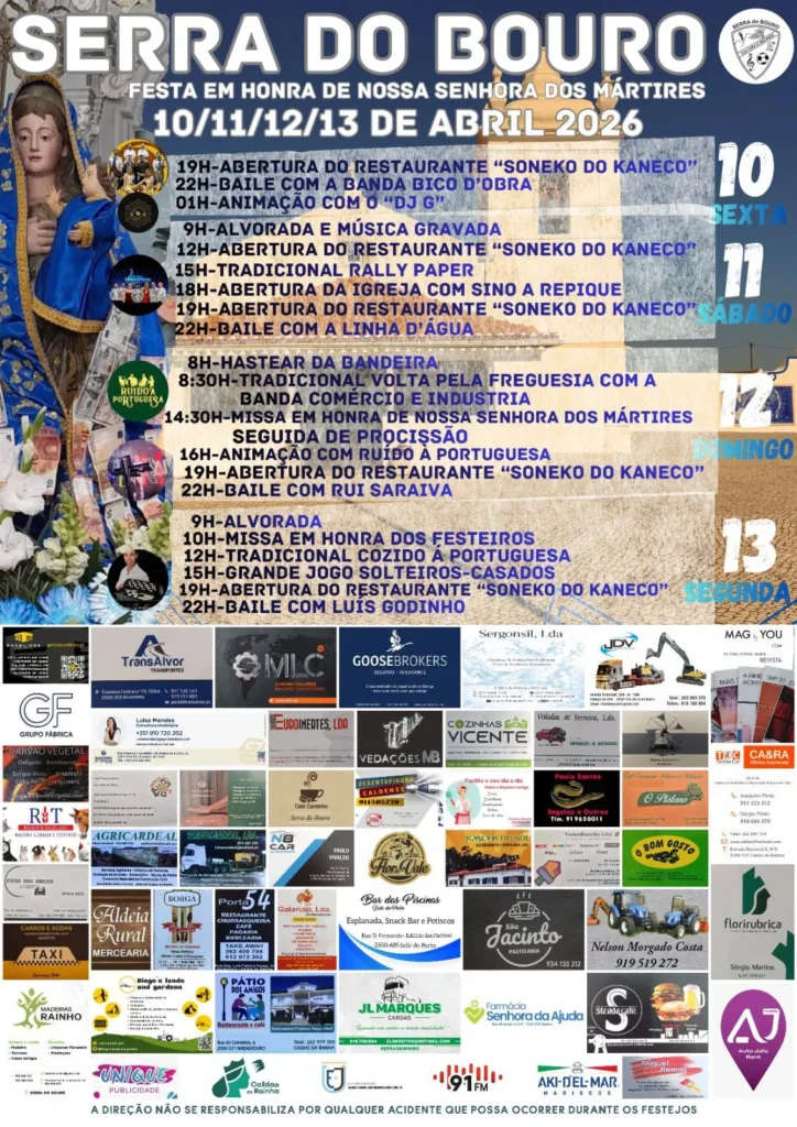 Festas da Serra do Bouro (Senhora dos Mártires) 2026