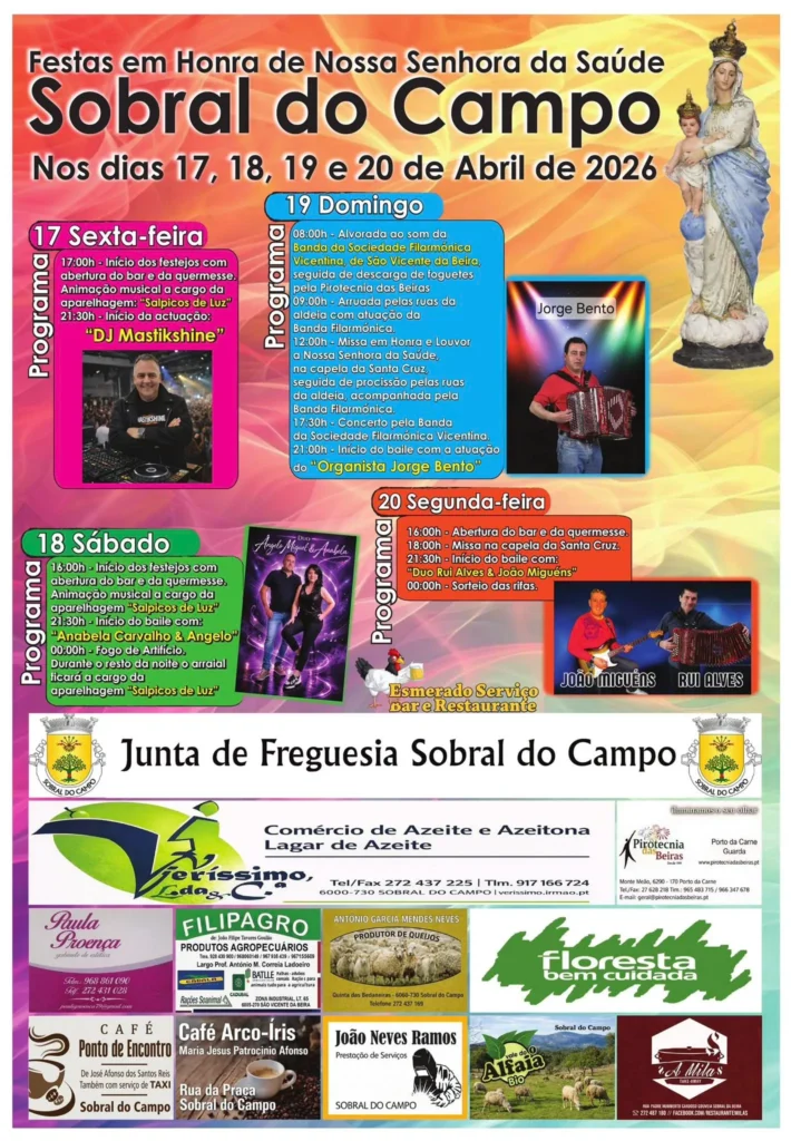 Festas de Sobral do Campo (Senhora da Saúde) 2026