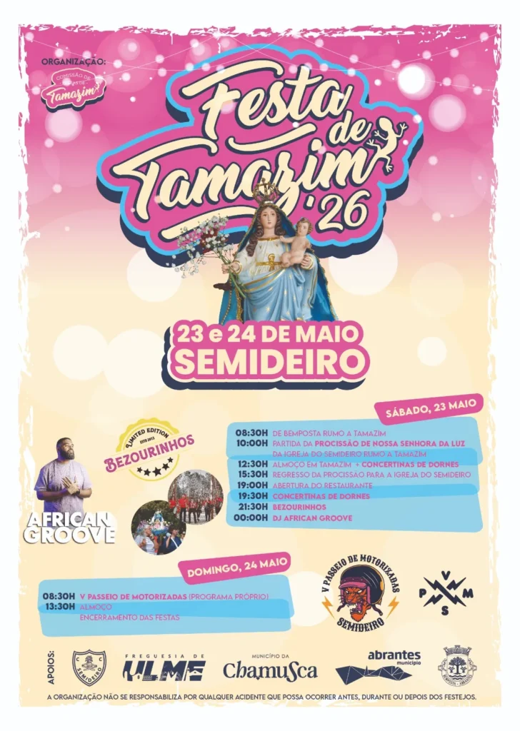 Festa de Tamazim 2026 em Semideiro