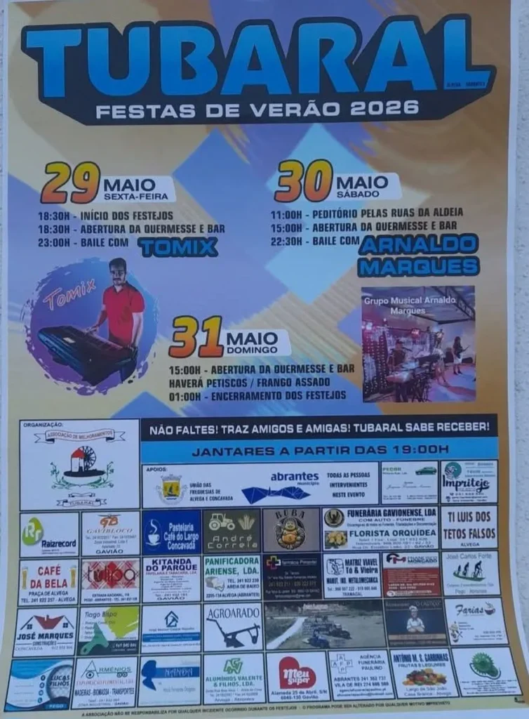 Festas de Tubaral 2026
