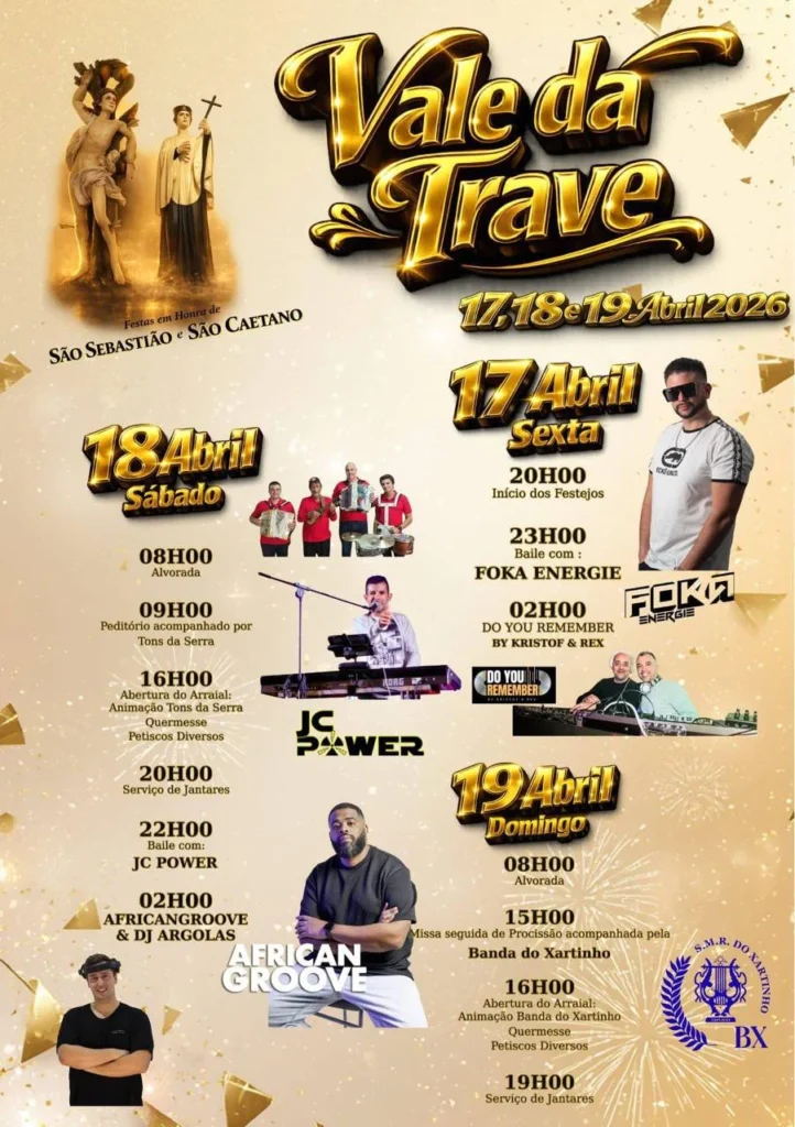 Festas de Vale da Trave (São Sebastião) 2026