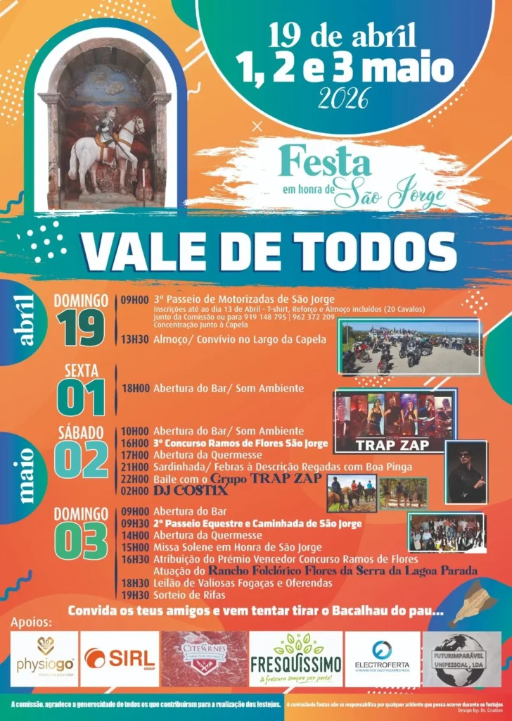 Festas de Vale de Todos (São Jorge) 2026