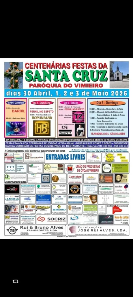Festas do Vimieiro (Santa Cruz) 2026