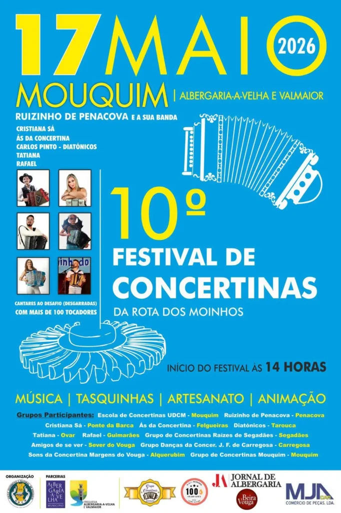 Festival de Concertinas 2026 em Mouquim