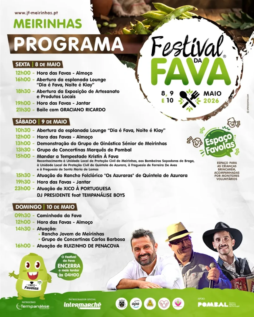 Festival da Fava 2026 em Meirinhas