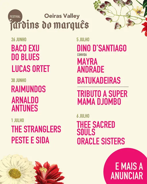 Festival Jardins do Marquês 2026 em Oeiras