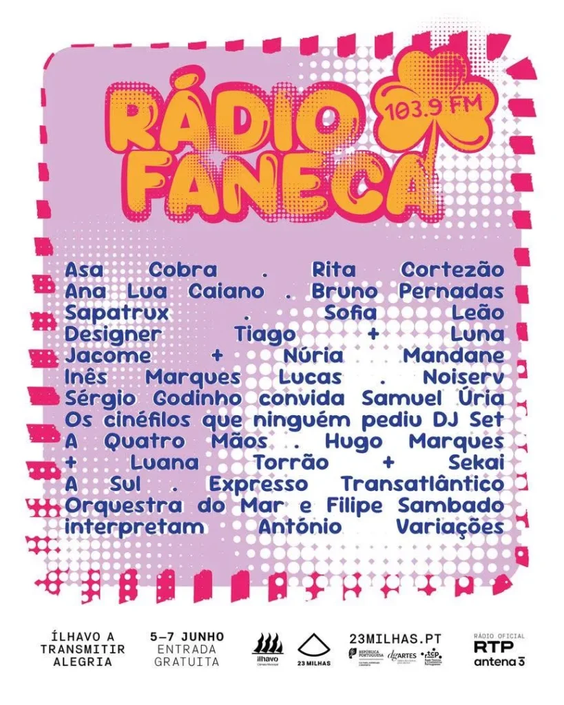 Festival Rádio Faneca 2026 em Ílhavo