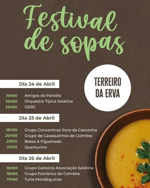 Festival de Sopas 2026 em Coimbra