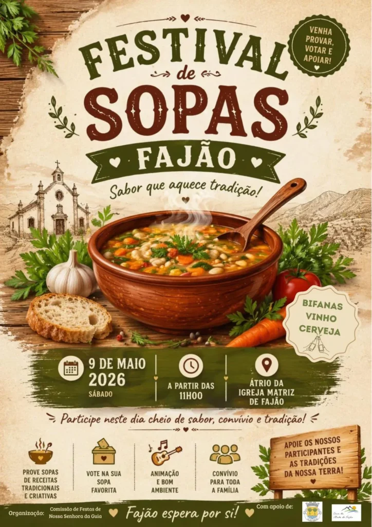 Festival de Sopas 2026 em Fajão