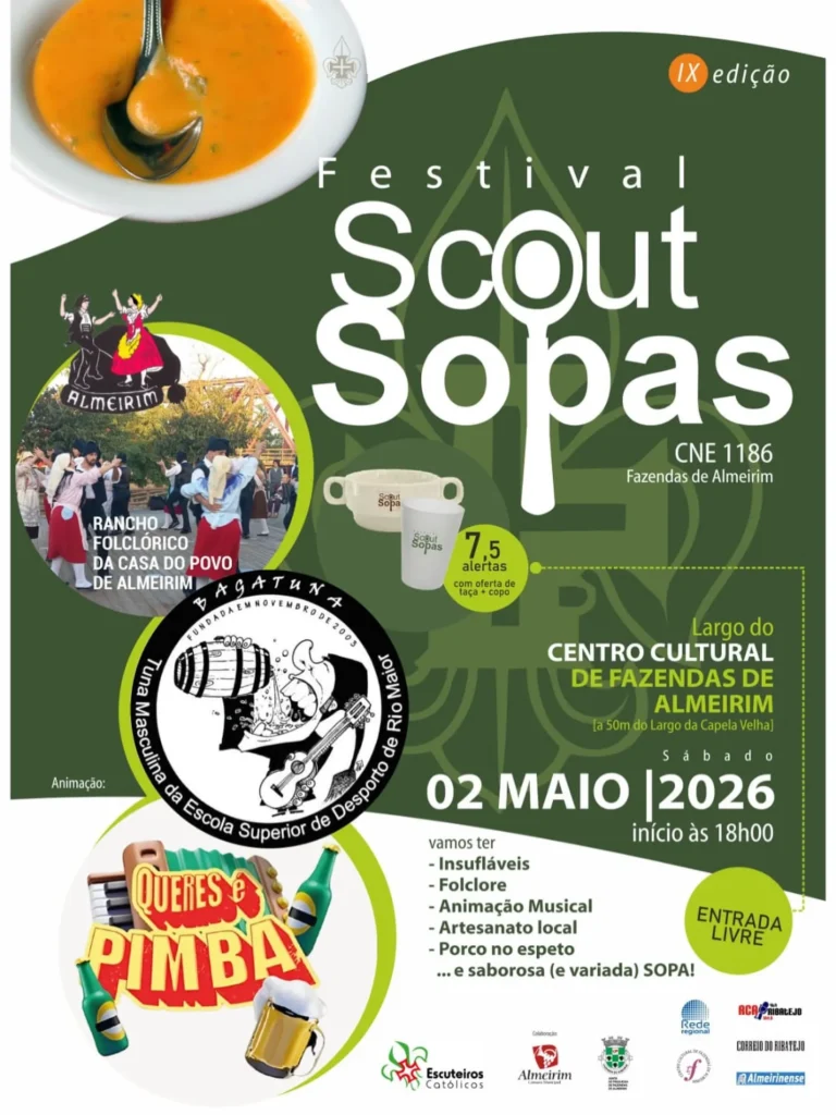 Festival de Sopas 2026 em Fazendas de Almeirim