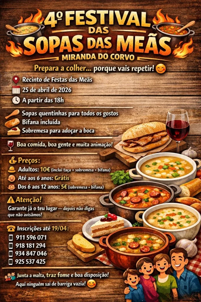 Festival de Sopas 2026 em Meãs